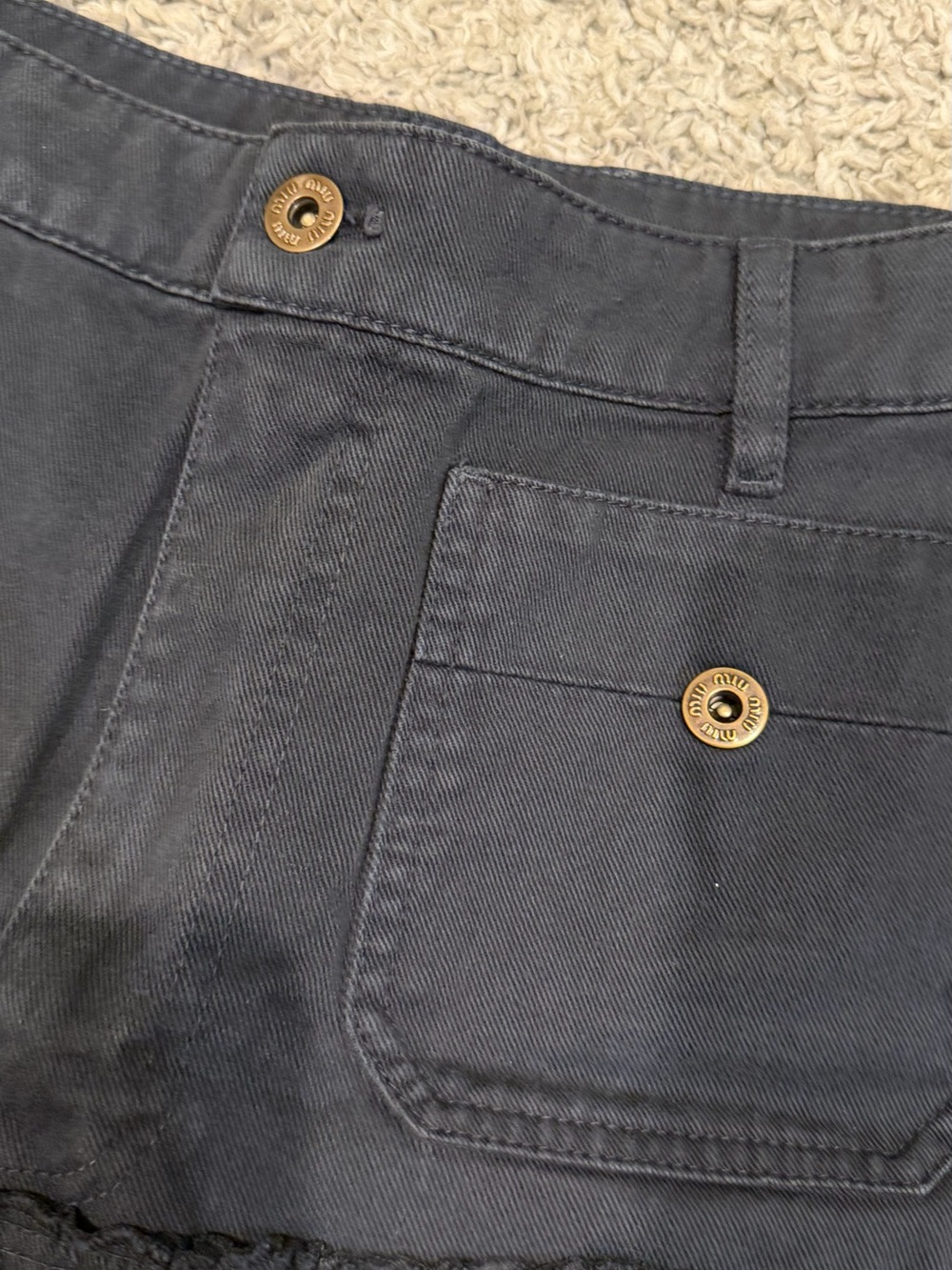 Miu Miu black skirt 🖤 size 44 - Picture 3 of 6